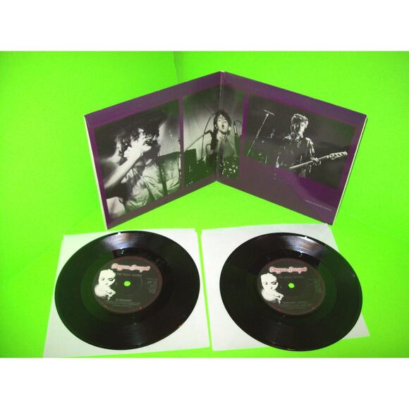 The Icicle Works ‎– Seven Horses 1985 Vintage Vinyl Double 7" GateFold 45 Set - Picture 2 of 3